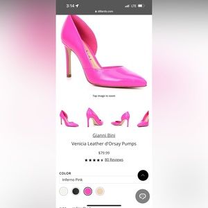 GIANNI BINI PINK HEELS